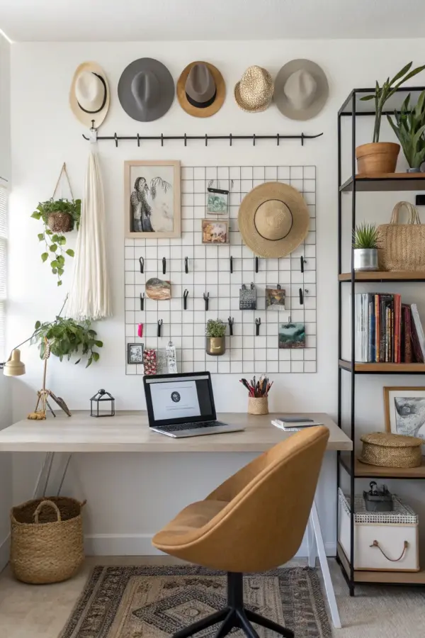 Modern Wall Displays for Your Hat Collection