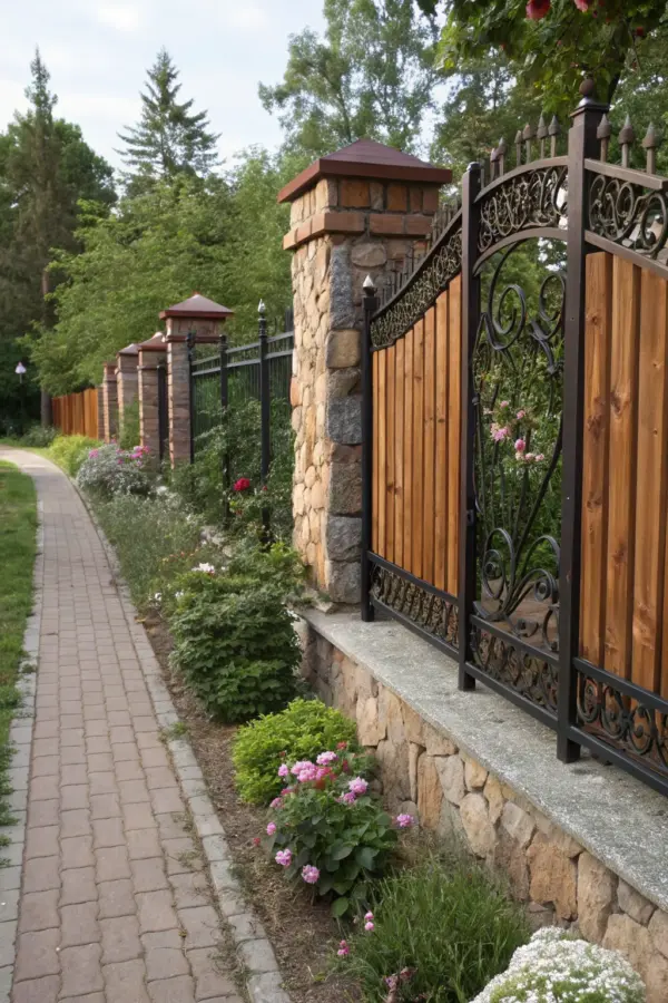 Elegant Wrought Iron Designs for Fences and Gates