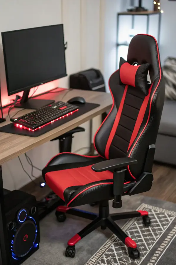 Creative Red and Black Setup Ideas for Gamers