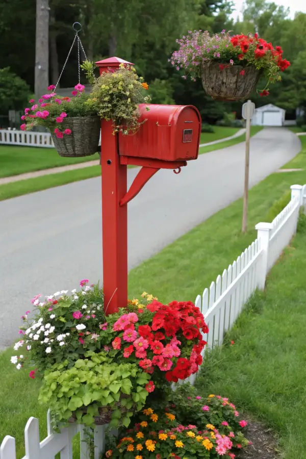 Beautiful Planting Ideas for Mailboxes