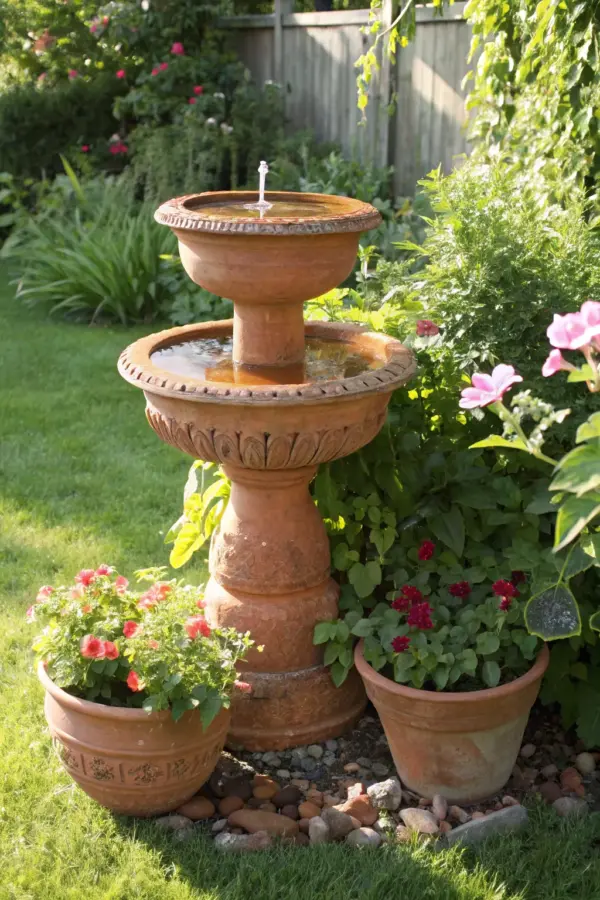 Creative Birdbath Designs for Beautiful Front Yards