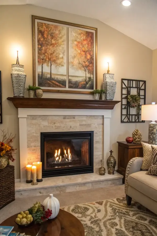 Inspiring Living Room Fireplace Designs