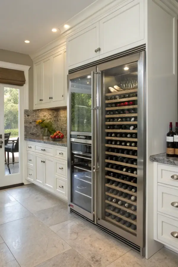 Elegant Wine Cooler Built-In Solutions