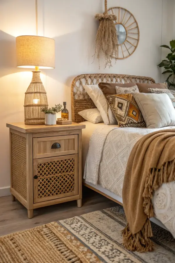 Effortless Ways to Style Your Bedroom with Rattan