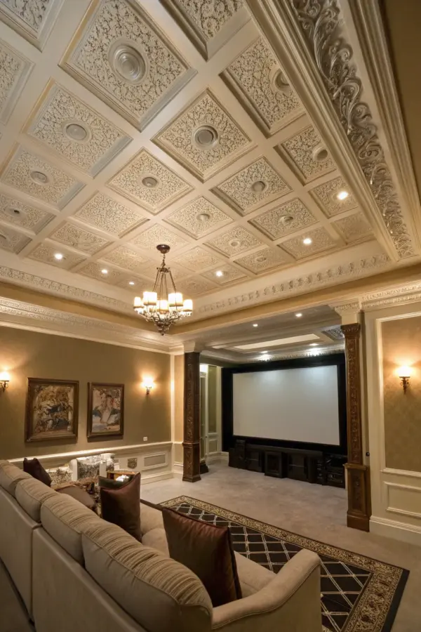 Unique Ideas for Theater Room Ceilings