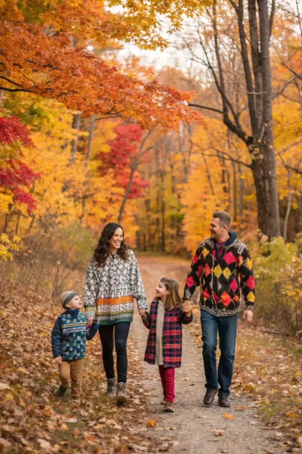 Warm and Trendy Fall Outfits for the Whole Family