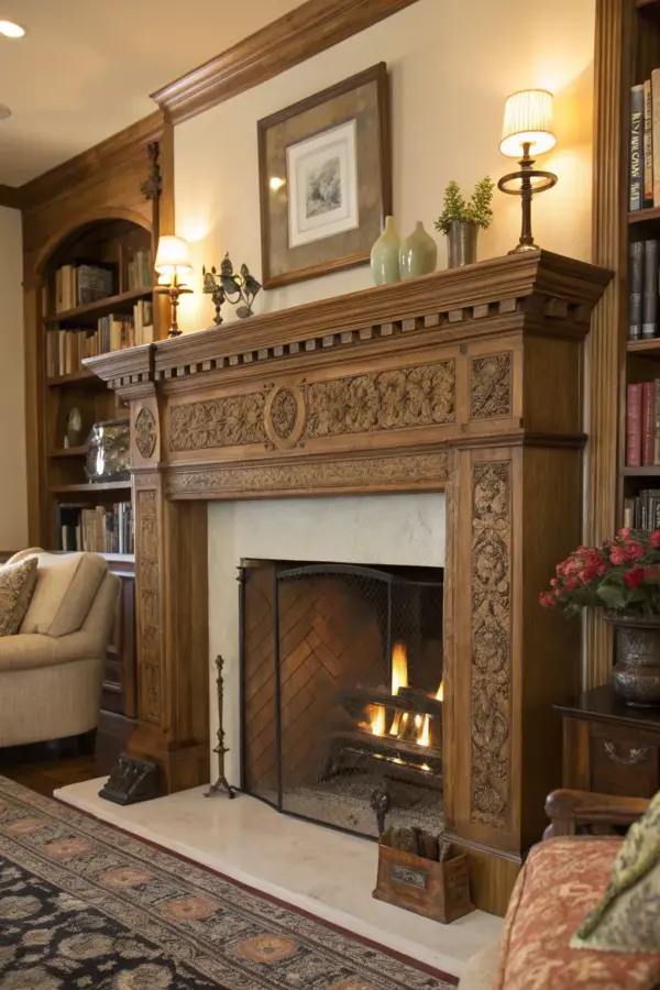 Elegant Ideas for Traditional Fireplaces